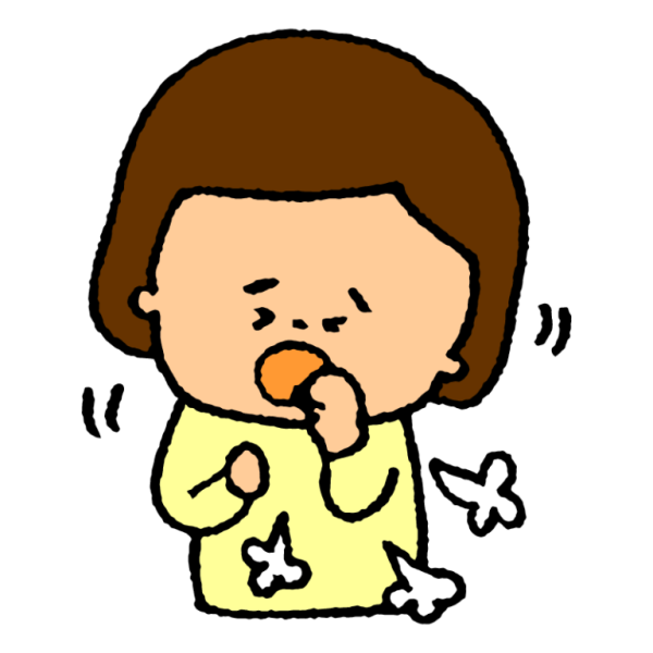 Кашляет на прозрачном фоне