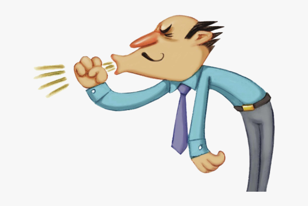 Кашляющие люди мультяшные