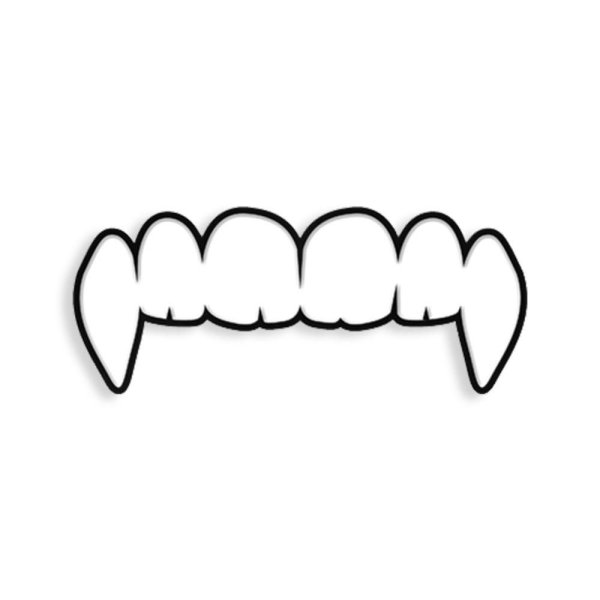 Клыки раскраска