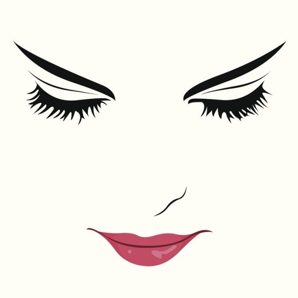 Ресницы силуэт