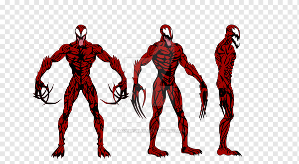 Раскраски Марвел Веном и Карнаж