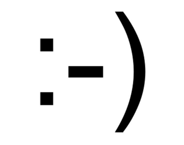 Смайлики из знаков препинания