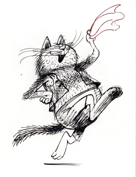 Художник Виктор Чижиков коты