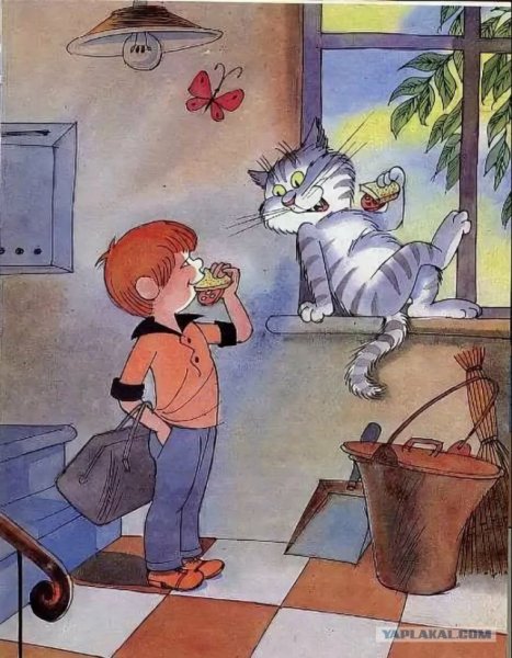 Художник Виктор Чижиков коты