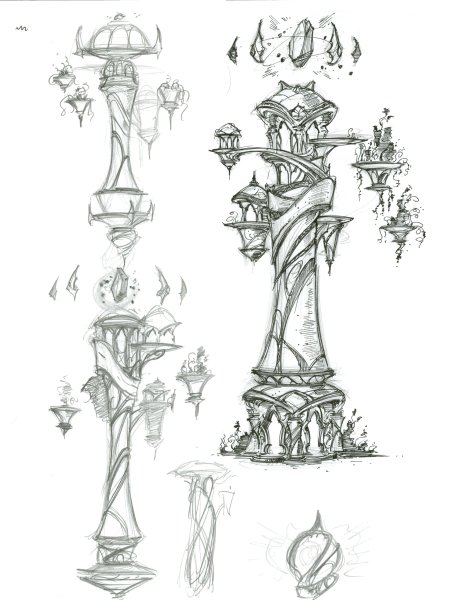 Эльфийская архитектура узоры