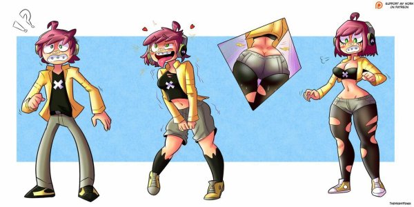 Гендер Бендер Transformation латекс