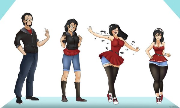 Bimbo Transformation TF TG Эльза