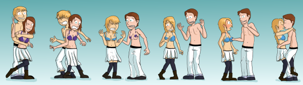 Трансформация мальчика в девочку комиксы