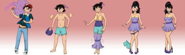 TF TG костюм girl Transformation 18