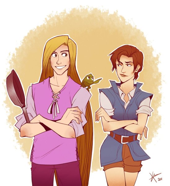 Принцессы Диснея гендер Бендер