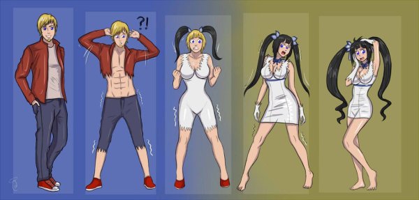 TF TG костюм girl Transformation 18