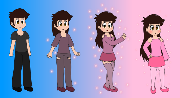 Transformation трансформация TG Gender Bender