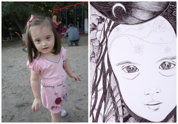 Рисунки детей даунов