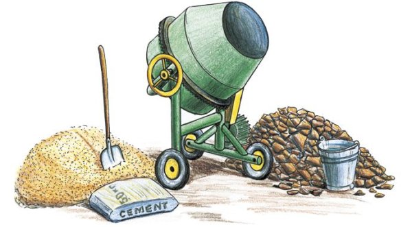 Цемент мультяшный