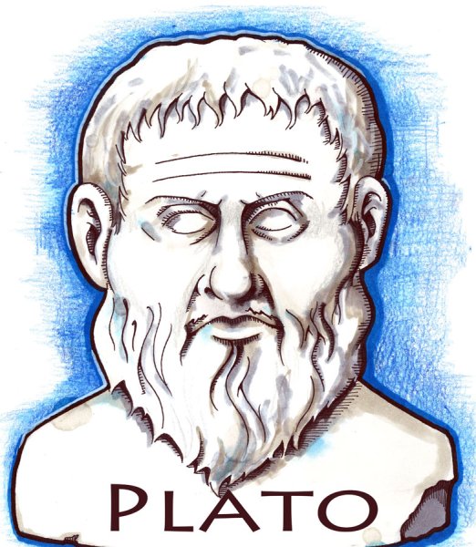 Платон Афинский рисунок