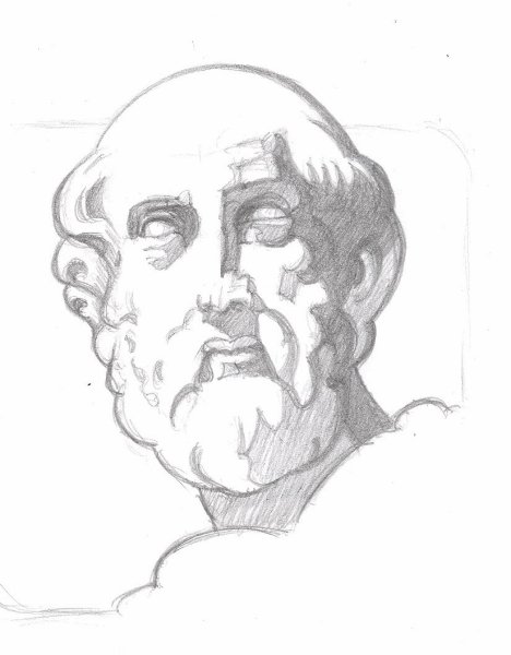 Платон философ рисунок