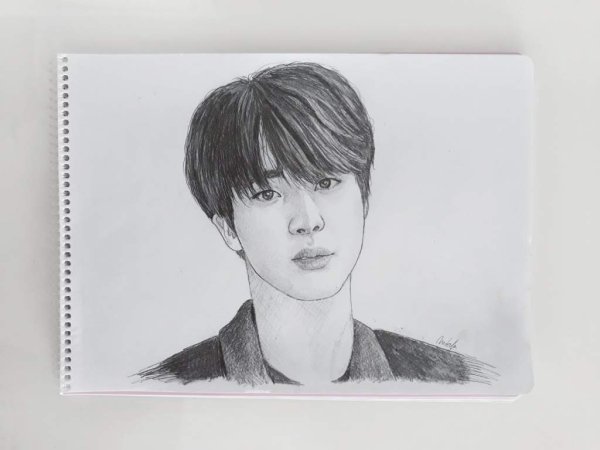 BTS карандашом Хосок