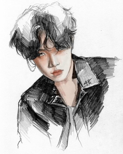 БТС рисунки j hope