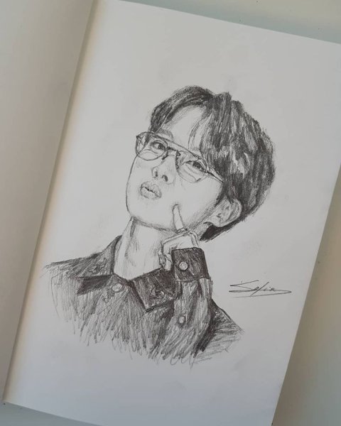 Чон Хосок скетч