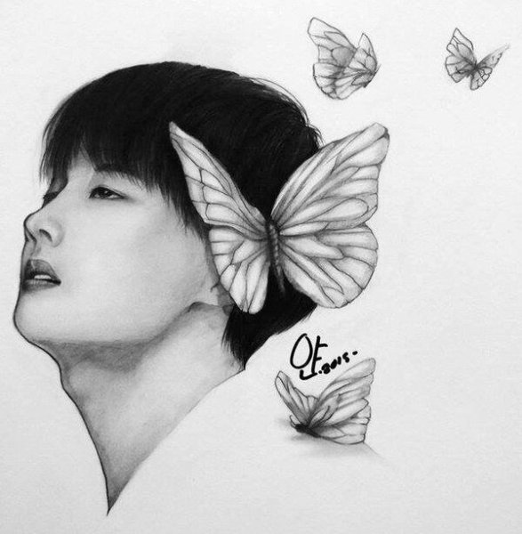 Рисунки БТС Джей Хоуп