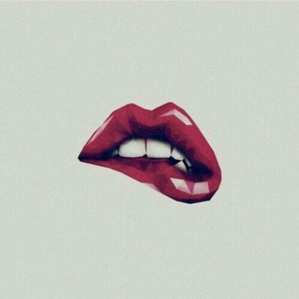 Губы арт Минимализм