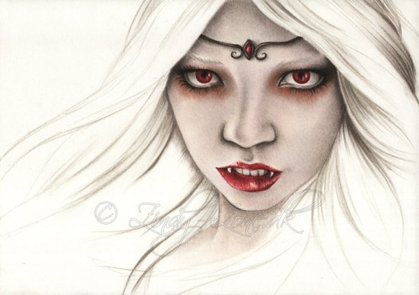 Фея с сиреневыми волосами