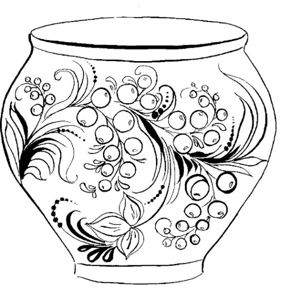 Хохломская роспись узоры