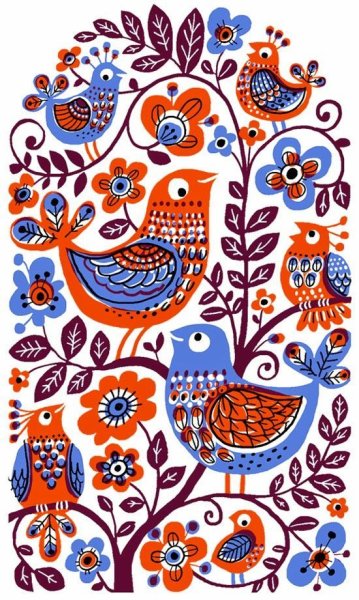 Хохломская роспись вектор