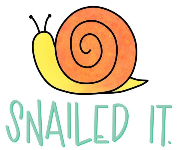 Улитка спряталась