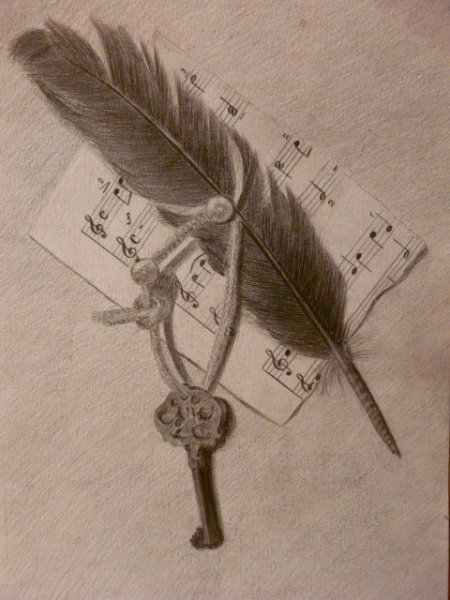 Обманка карандашом