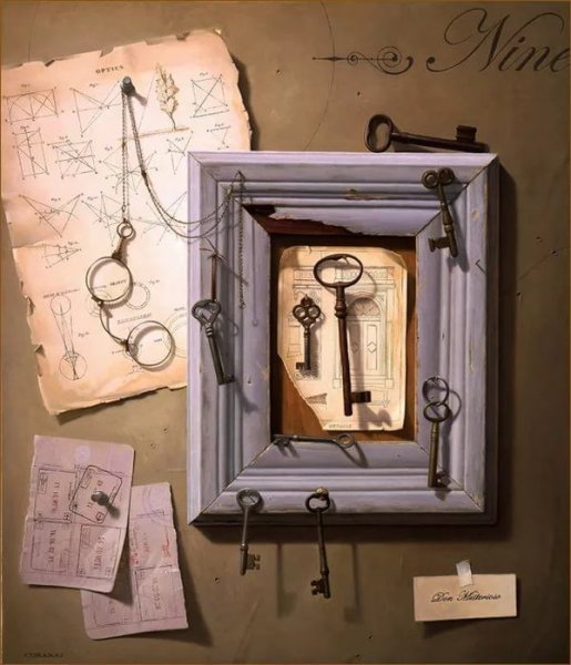 Тромплей натюрморт картины художников