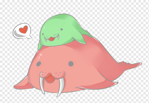 Морж раскраска