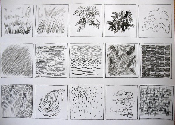 Штриховка в рисовании