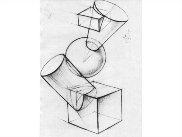 Объемная композиция рисунок