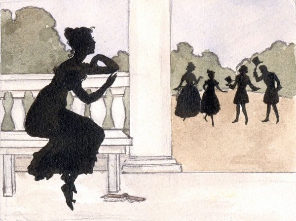 Силуэты Гельмерсена к Евгению Онегину