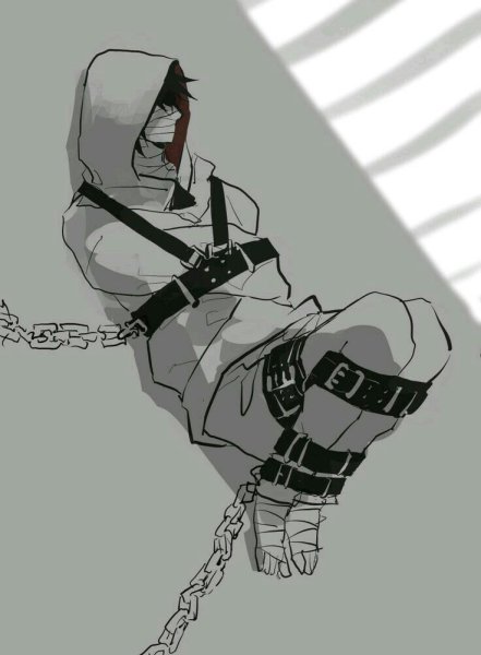 Человек в смирительной рубашке арт