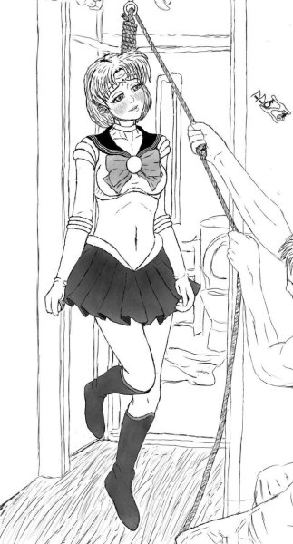 Аниме девочка на виселице