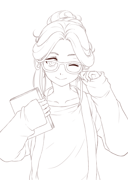 Раскраски девушек в стиле аниме