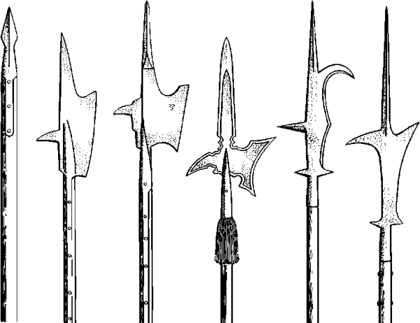 Древковое оружие алебарда