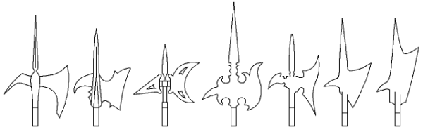 Секира алебарда