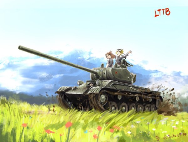 Танк ЛТТБ рисунок