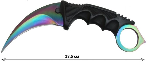 Чертёж ножа керамбит из КС го