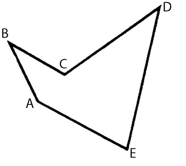 Неправильный выпуклый многоугольник