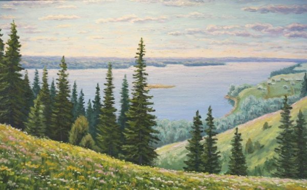 Шишкин картина Кама