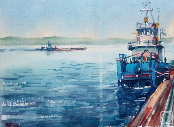 Река Кама в живописи