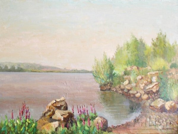 Река Кама в живописи