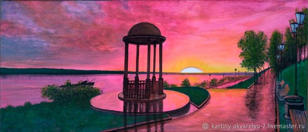 Рисование река в старшей группе