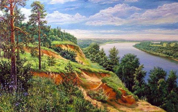 Рисование реки