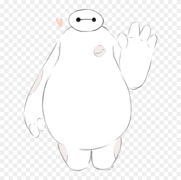 Беймакс для срисовки