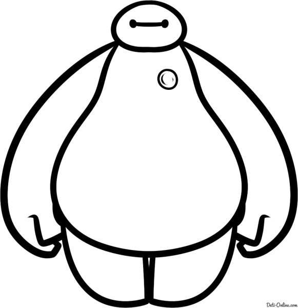 Бэймакс город героев раскраска